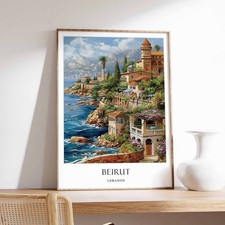 Listing image for 10 Beirut Poster, Islamic Decor, Islamic Art, Middle Eastern Art, Beirut Gift, B