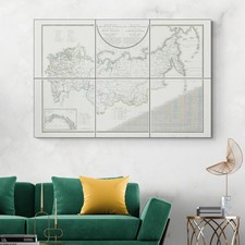 Listing image for 1827 Map of Russian Empire – Provinces, Borders & Tsarist Geography Print