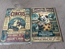 Listing image for A3 Victorian Style Circus Barnum/ Pablo Advertising Poster Print Wall Decor X2.