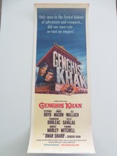 Listing image for Genghis Khan US Insert Poster Stephen Boyd Omar Sharif 1965