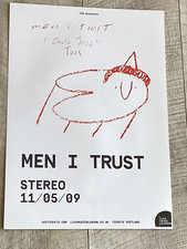 Listing image for MEN I TRUST Concert poster - Glasgow 2019 live music show tour - Gig memorabilia