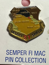 Listing image for Military Memorabilia Desert Shield "91 War to Free Kuwait Vintage Tack T-6404