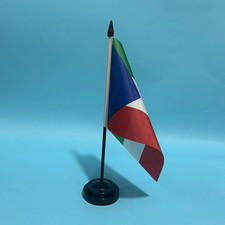 Listing image for Office Desk Small Flag of Equatorial Guinea Flag 14X21Cm Polyester GQ National F