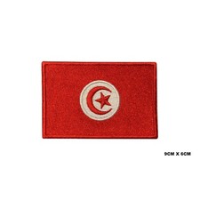 Listing image for Tunisia Country Flag Patch Iron On Patch Embroidered Patch