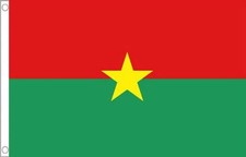 Listing image for BURKINA FASO FLAG 5' x 3' Upper Volta National Africa African Country Banner