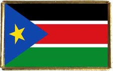 Listing image for South Sudan Gold Colour Badge With A Velveteen Bag