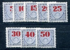 Listing image for LIECHTENSTEIN POSTAGE 1940 21-28 ** MINT IMPECCABLE SET €40 (49491