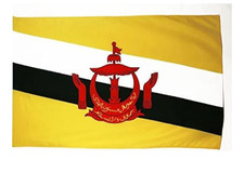 Listing image for Brunei Flag 5' x 8' for a pole - Bruneian flags 150 x 250 cm - Banner 3x8 ft