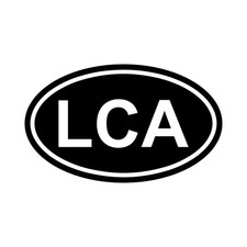 Listing image for Saint Lucia LCA Oval Country Code Vinyl Decal Sticker Car Window Laptop & Gifts