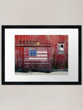 Listing image for A Slice of Americana Framed Art Pri Framed Wall Art Poster Canvas Print Picture