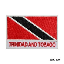 Listing image for Trinidad And Tobago Flag Embroidered Patch Iron/Sew On Patch For Clothes