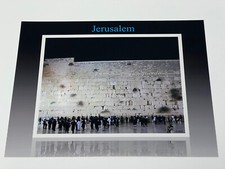 Listing image for PHOTO 8x10 ISRAEL JERUSALEM WESTERN WALL WAILING WALL Prayer HOLY JEWISH SITE