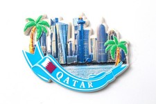 Listing image for 3D- QATAR Fridge Magnet City Sticker Souvenir Travel Holiday Gift Doha, Katar
