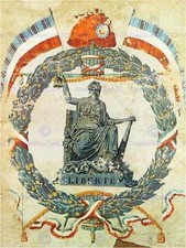 Listing image for Political Cultural French Revolution Liberty France Vintage Advert Poster 1791Py