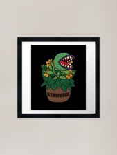 Listing image for Carnivorous Plant Venus Fly Trap Ca Framed Wall Art Poster Canvas Print Picture