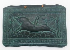 Listing image for Knossos Leaping Bull Wall Plaque Crete Greek Minoan 9 x 6" Ceramic