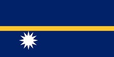 Listing image for Nauru National Flag Star Contemporary Photo Reprint Wall Art