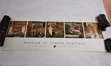 Listing image for NEW SUKKAH Poster Museum Jewish Heritage David Finn Print 13 X 36 Israel NWT NYC
