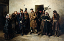 Listing image for Vladimir Makovsky The Condemned 1879 Historical Scene Fine Art Print 17"x22"