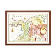 Listing image for Old Map of Colombia 1665 - Vintage Colombia Art Wall Decor