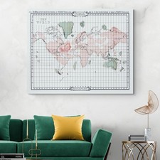 Listing image for Lost Kingdom of Atlantis World Map – Mythical Civilization & Ancient Geography