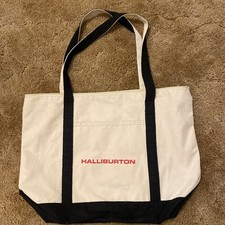 Listing image for Halliburton Canvas Tote Bag Oil & Gas Memorabilia History Petroleum