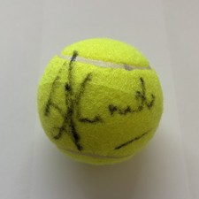 Listing image for Tim Henman Genuine Hand Signed Tennis Ball Autograph Memorabilia + COA