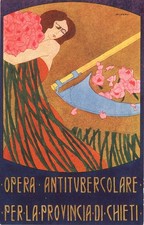 Listing image for Anti Tuberculosis Opera Chieti Province Vintage Public Health Poster Print