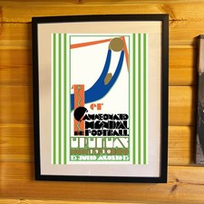 Listing image for 1930 Uruguay World Cup Poster (framed or Unframed)