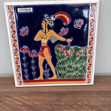 Listing image for Vintage Ceramic Tile Ancient Crete Palace of Minos Cnossos K 2710
