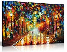 Listing image for Leonid Afremov Abstract Oil Painting Canvas Wall Art Picture Print Living Room