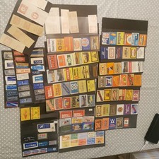 Listing image for Vintage Matchbox Label Collection Album 100+ Advertising And Postage Memorabilia