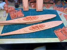 Listing image for Unpainted 1/700 USS Maine Class Battleship resin Model Kit 3D Printed