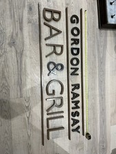 Listing image for GORDON RAMSAY BAR & GRILL ORIGINAL SIGN ROYAL HOSPITAL ROAD SALVAGE RESTAURANT