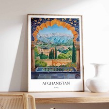 Listing image for 17 Afghanistan Poster, Islamic Decor, Islamic Art, Middle Eastern Art, Afghanist