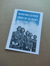 Listing image for Never Was So Much Postcard WW2 Replica Memorabilia Nostalgic Artwork Retro War