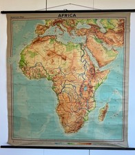 Listing image for Vintage 1960’s School Map: Westermann Africa Wall Map