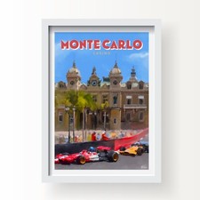 Listing image for Monaco, Monte Carlo Casino Art Print Poster