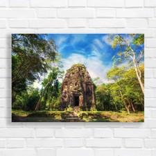 Listing image for Sambor Prei Kuk Ancient Khmer Temple Ruins Canvas Print Large Picture Wall Art