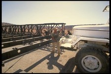 Listing image for 180012 Bailey Bridge Construction Somalia A4 Photo Print