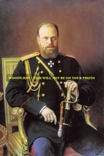 Listing image for mm487 - Romanov Czar Alexander III of Russia - art portrait - print 6x4