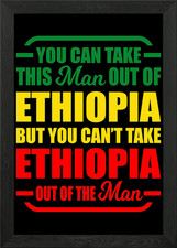 Listing image for Ethiopia Africa Gift Idea Framed Wall Art Poster Canvas Print Picture