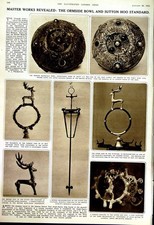 Listing image for Old Vintage Print 1952 Botha House Natal Robert Witt Art Archaeology Art 20th