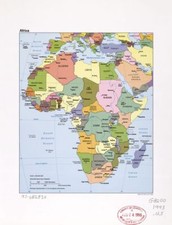 Listing image for 18" x 24" 1993 Map Of Africa & Tjhe Countires Within
