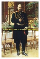 Listing image for mm486 - Russia - Czar Alexander III Romanov - art portrait - print 6x4"