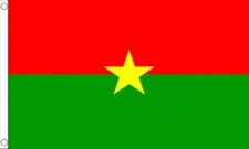 Listing image for BURKINA FASO 5x3 feet FLAG 150cm x 90cm AFRICAN AFRICA
