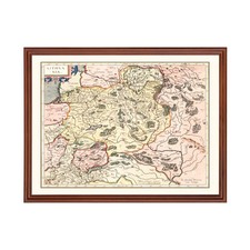Listing image for Old Map of Lithuania 1623 - Vintage Lithuania Art Wall Decor