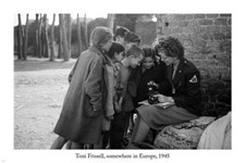 Listing image for Toni Frissell SOMEWHERE IN EUROPE 1945 poster 20x30 war military photography