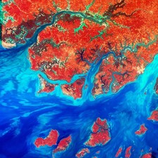 Listing image for West Africa Map Poster Guinea Bissau Geography Wall Art