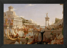 Listing image for Ancient Roman Empire Framed Wall Art Poster Canvas Print Picture